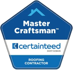 CertainTeed Master Craftsman Roofing Contractor badge