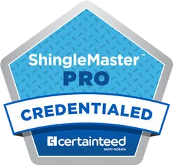 CertainTeed ShingleMaster PRO Credentialed badge